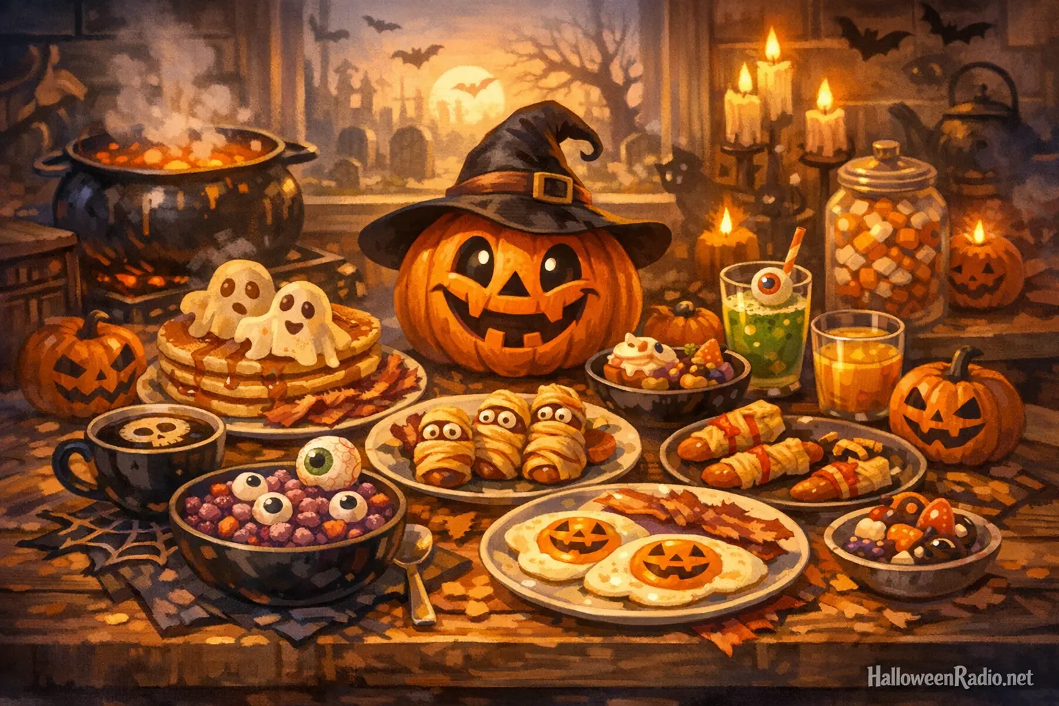 How to throw a spooky Halloween breakfast