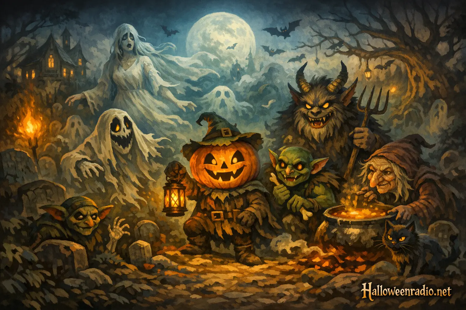 The real folklore behind ghosts, ghouls, and goblins