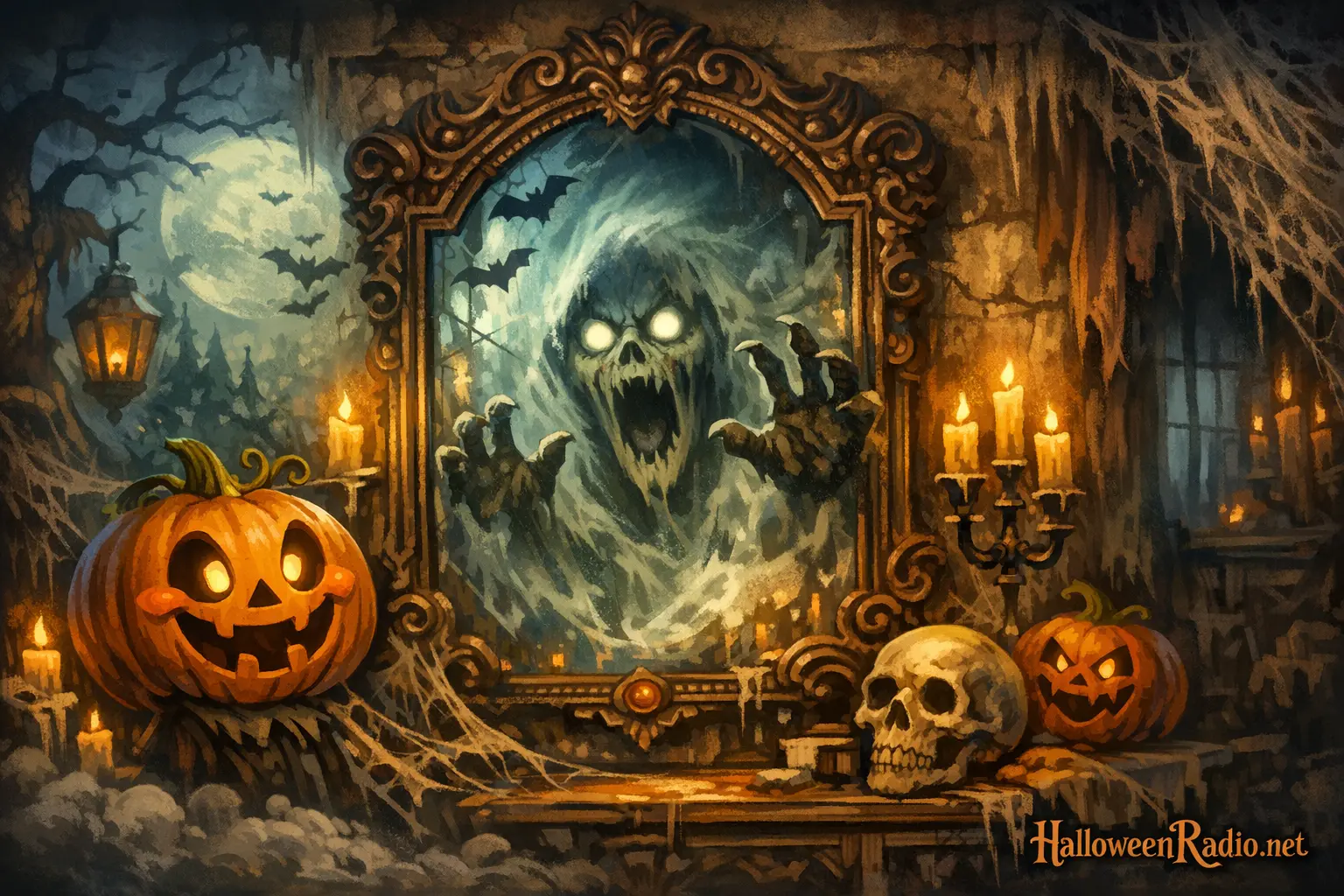 How to create a 'haunted' mirror with a motion sensor