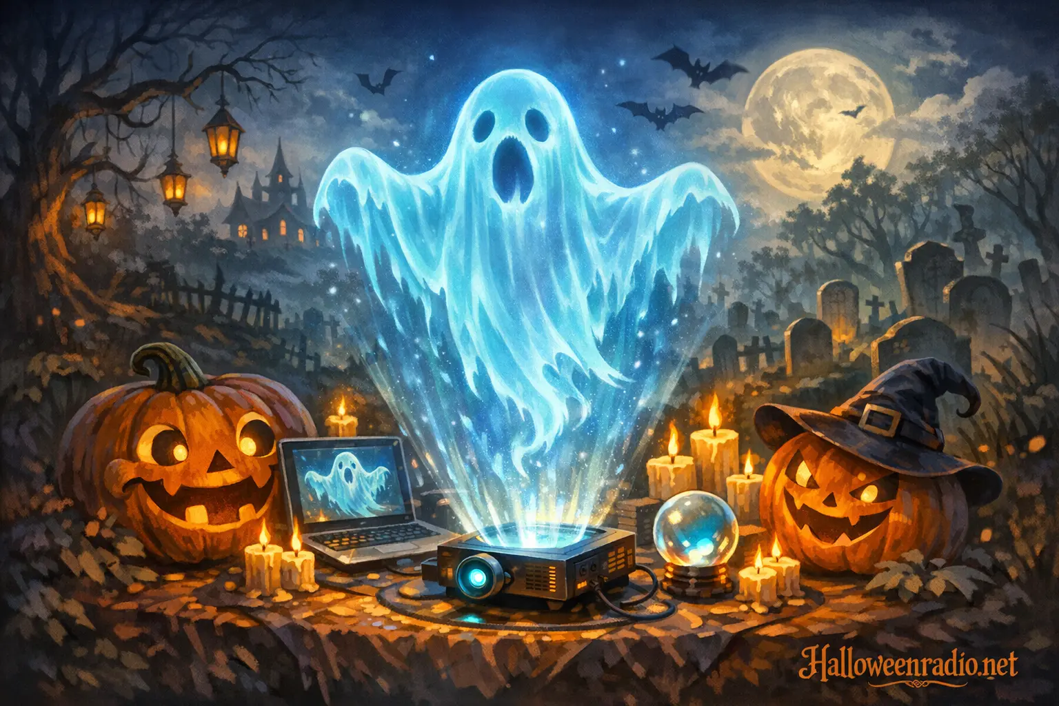 How to create a spooky holographic ghost