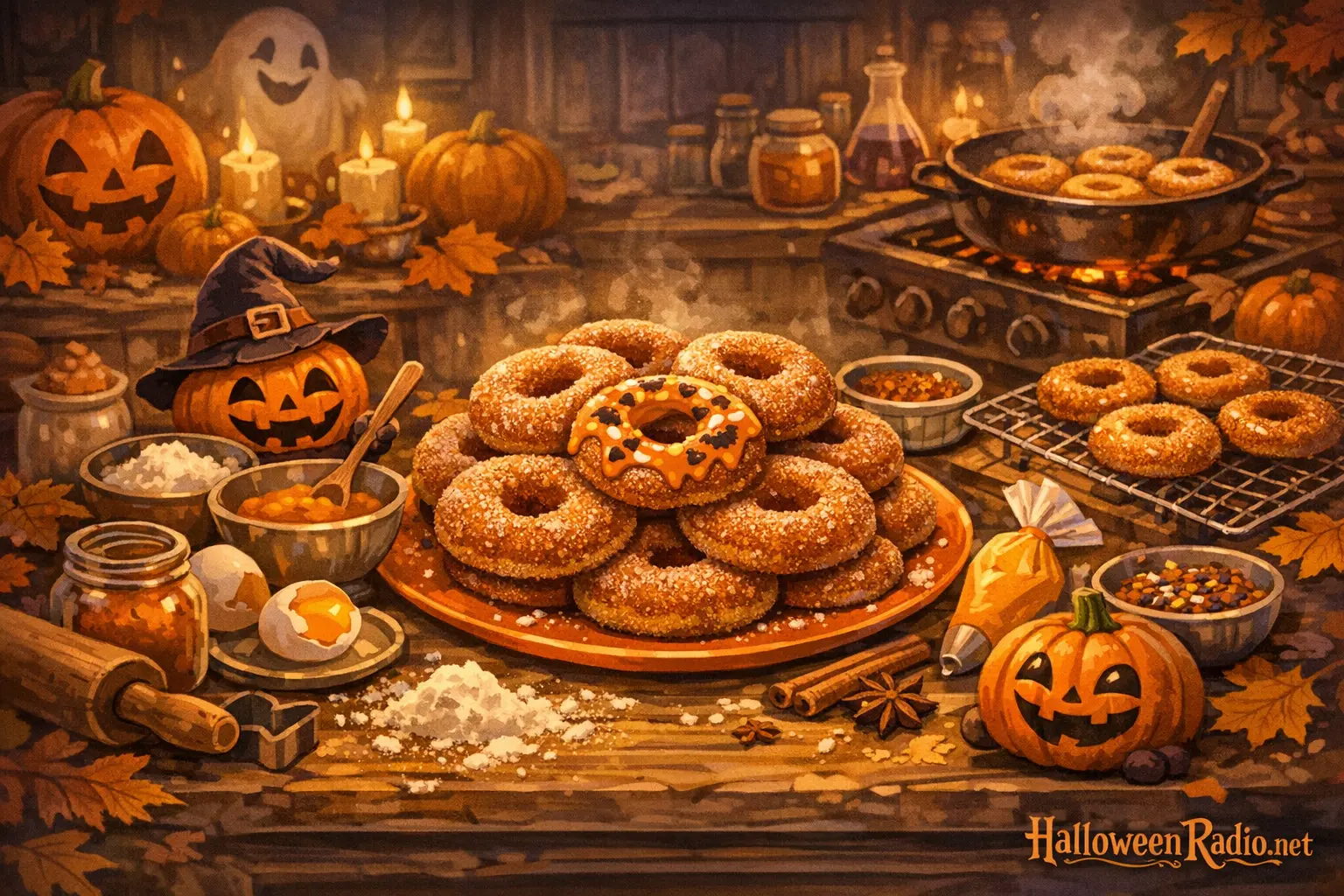 How to make pumpkin spice donuts